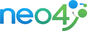 neo4j উপকূলীয় নীল সবুজ লোগো